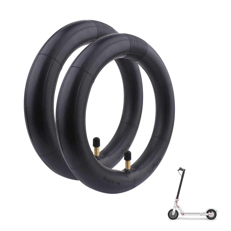 Z-FIRST 8.5-Inch Thickened Inner Tubes for Xiaomi M365 / Gotrax Electric Scooter Inflated Spare Tire Replace Tires 2 Pack - Image 1